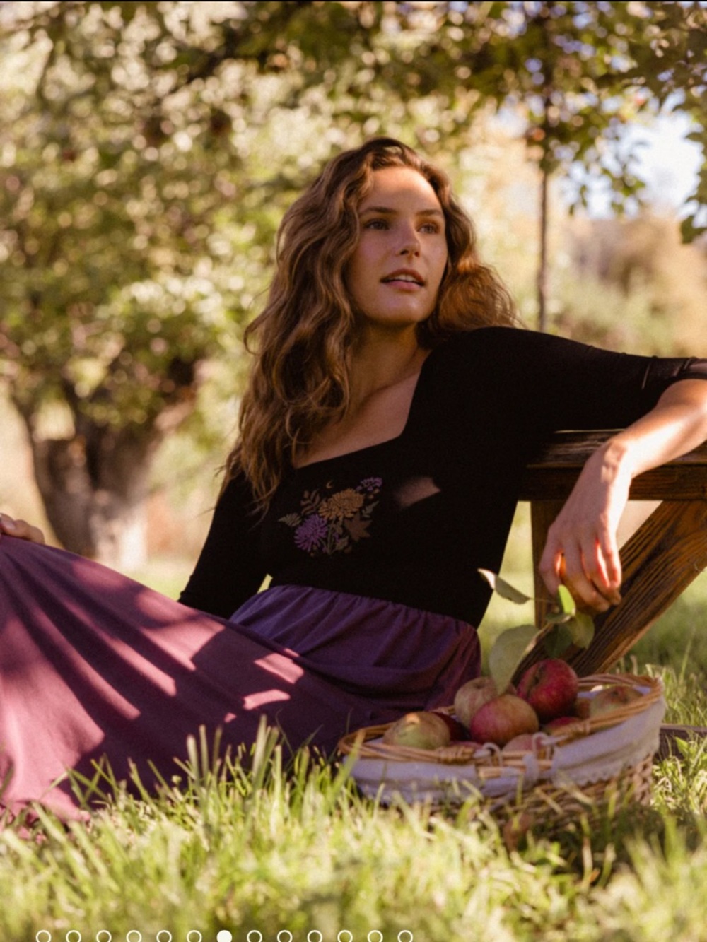 PURUSHA PEOPLE COTTAGE DRESS. Gorgeous, brand new, forest fiber, sustainable - Picture 5 of 10